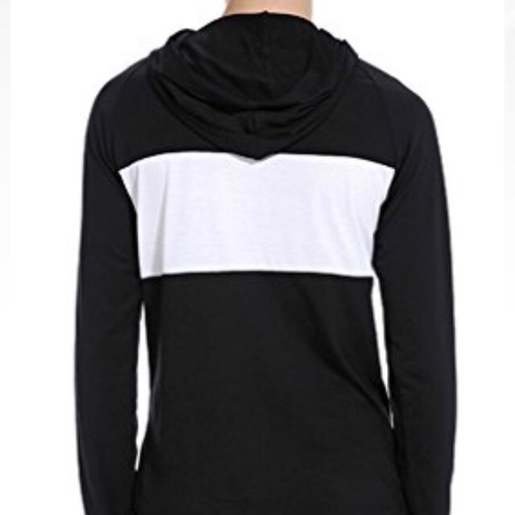 Whatlees Mens SolidPullover Work Out Hoodie Shirt - Picture 7 of 8